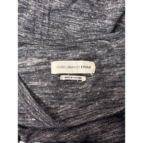 Isabel Marant Charcoal Long Sleeve Dress - Picture 7 of 8